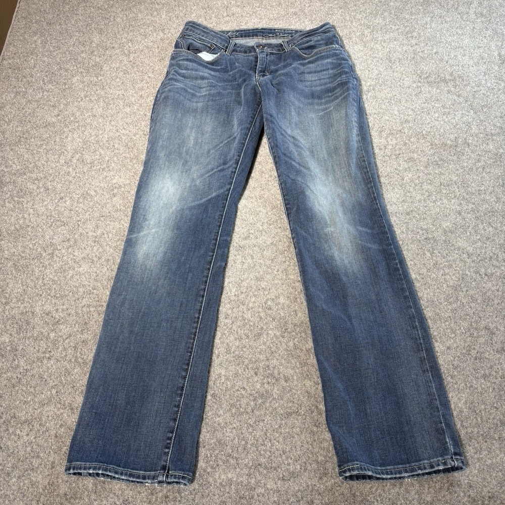 Levi‎ Jeans Bold Curve Women's 32 (Fits 28x31.5) Straight Leg Stretch Denim Blue